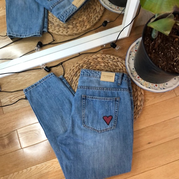 Lili Sidonio Mid-Rise Medium Wash Jeans Sz 6/8 - Picture 5 of 8